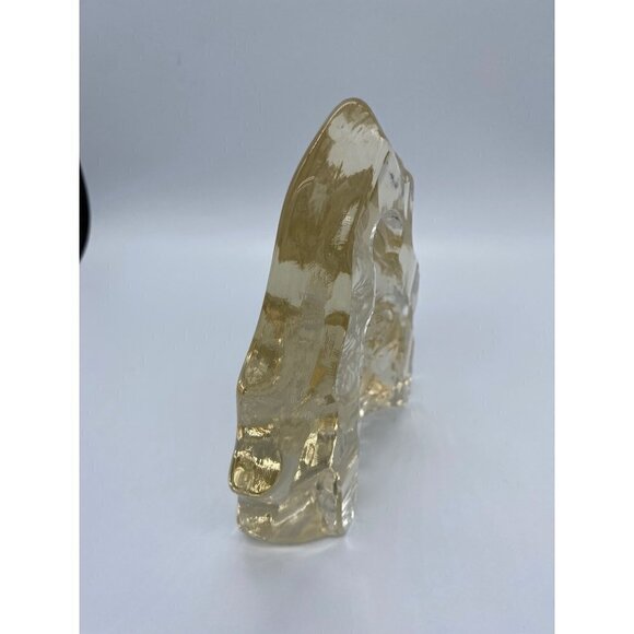 Mother Mary Baby Jesus Clear Glass Art Statue, 6 inches tall - Picture 8 of 8